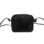 Loewe Vintage Anagram Logo Nappa Leather Mini Square Shoulder Bag Pochette Black — view 3