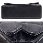 Chanel Top Handle Quilted Grained Calfskin BK GD — view 4