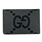 Gucci Card Case Maxi GG Black Leather