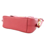 Prada Saffiano Fiocco Ribbon Mini Shoulder Bag Posiette Leather Pink — view 6