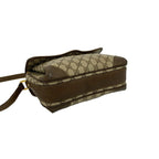 Gucci Vintage Sherry Line GG Logo Pattern Leather Shoulder Bag Pochette Brown — view 7