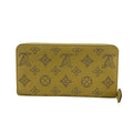 Louis Vuitton Zippy Wallet Mahina Leather Yellow