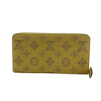 Louis Vuitton Zippy Wallet Mahina Leather Yellow