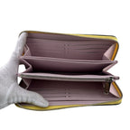 Louis Vuitton Zippy Wallet Mahina Leather Yellow — view 6
