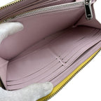 Louis Vuitton Zippy Wallet Mahina Leather Yellow — view 7