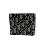 Dior Oblique Canvas Bifold Wallet Navy