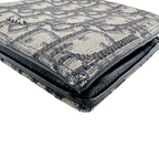 Dior Oblique Canvas Bifold Wallet Navy — view 3