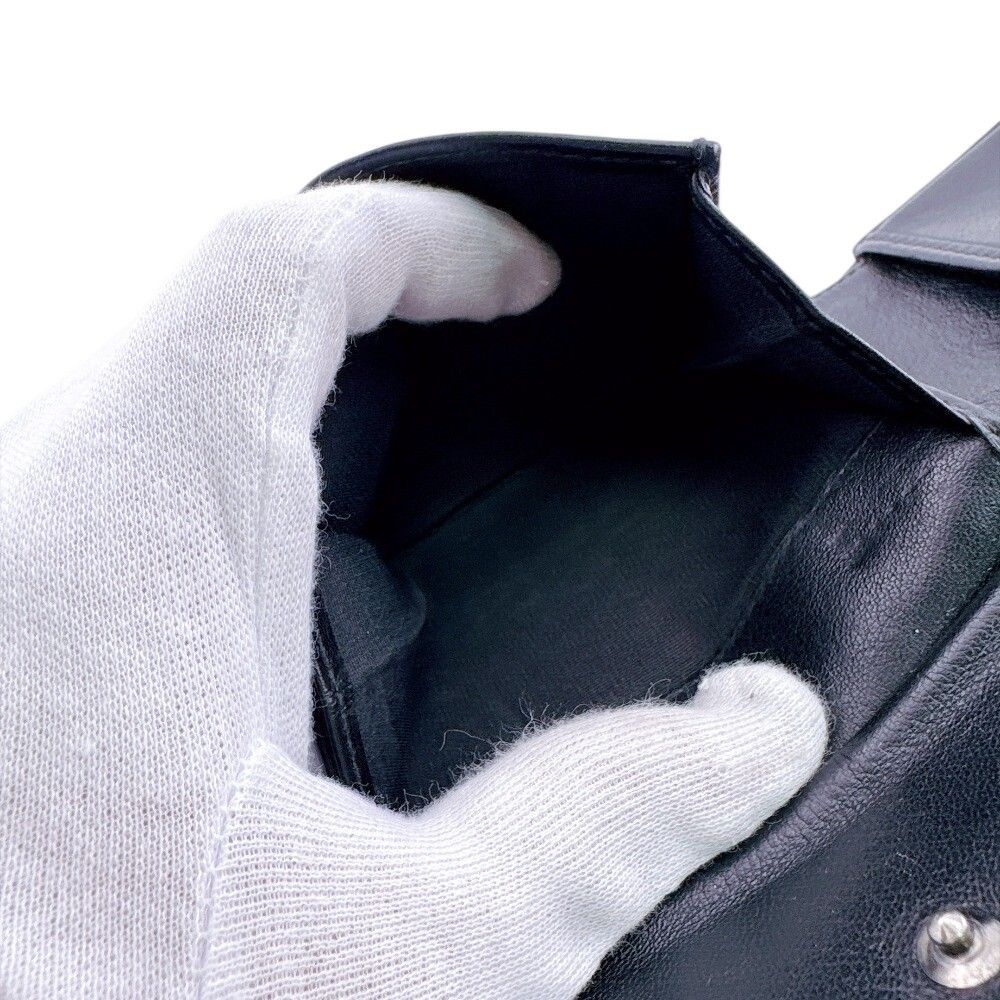 Dior Oblique Canvas Bifold Wallet Navy — view 7