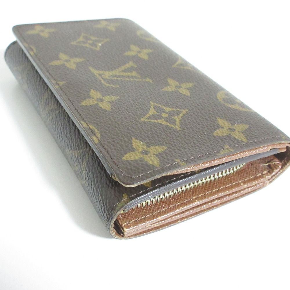 Louis Vuitton Portefeuille Tresor Compact Wallet Brown — view 3