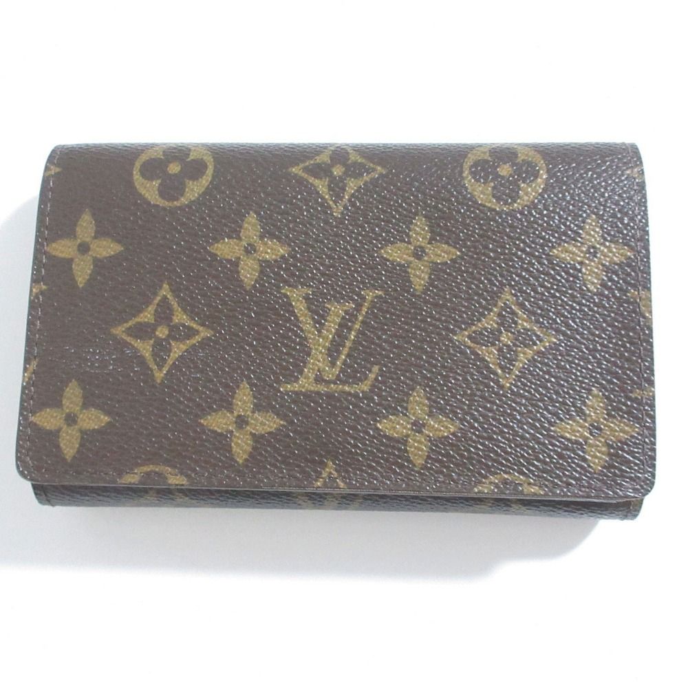 Louis Vuitton Portefeuille Tresor Compact Wallet Brown