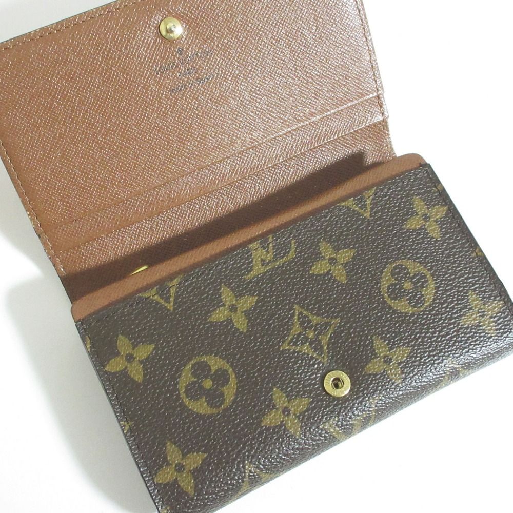 Louis Vuitton Portefeuille Tresor Compact Wallet Brown — view 5