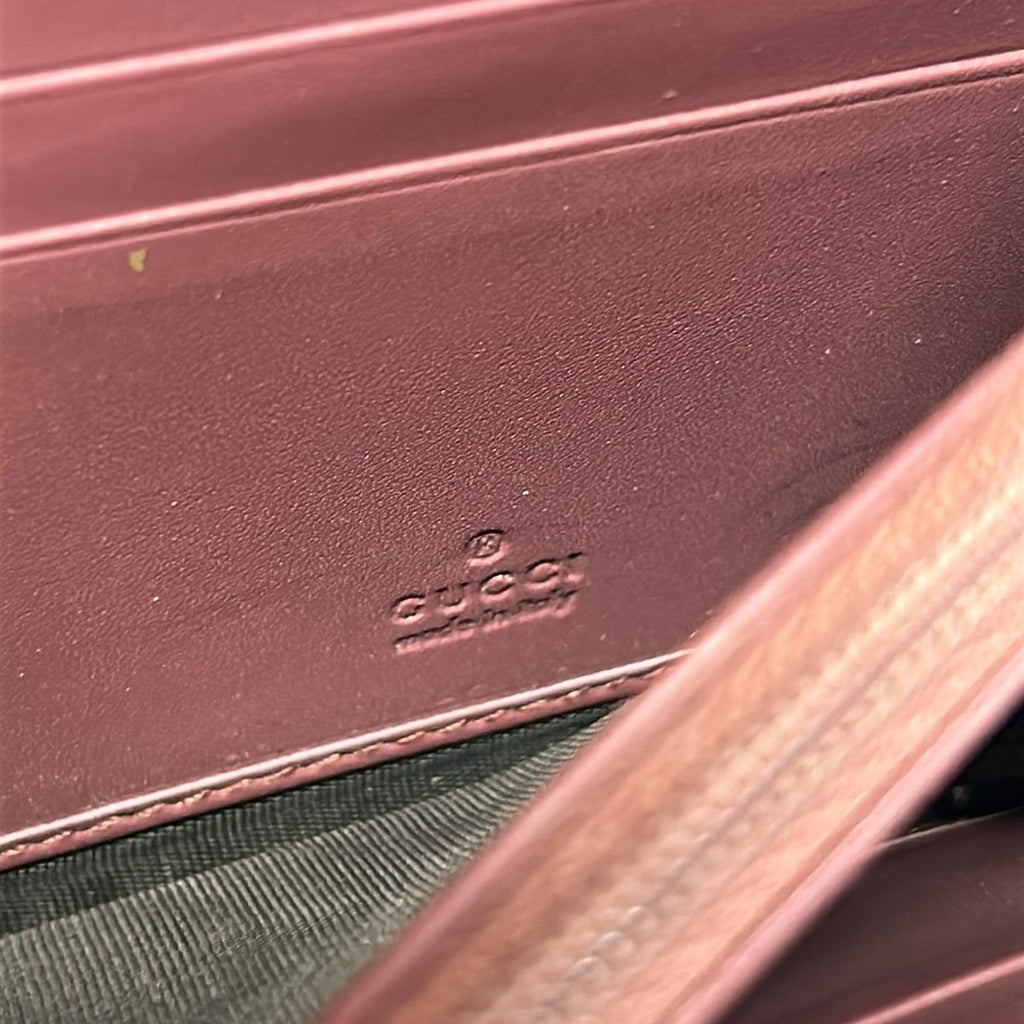 Gucci Wallet GG Blooms Beige Red Multi Floral Pattern — view 5