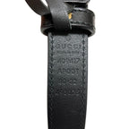 Gucci GG Marmont Leather Narrow Belt 80 Black — view 4