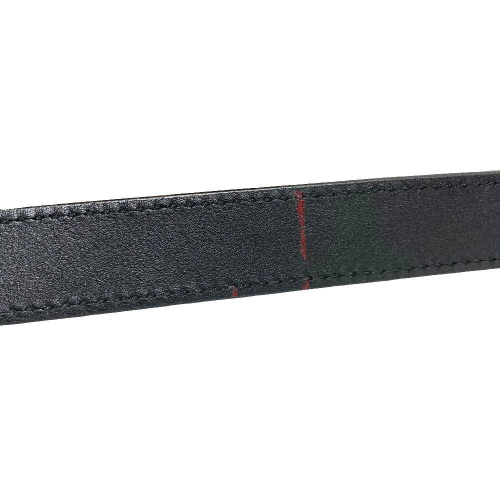 Gucci GG Marmont Leather Narrow Belt 80 Black — view 8