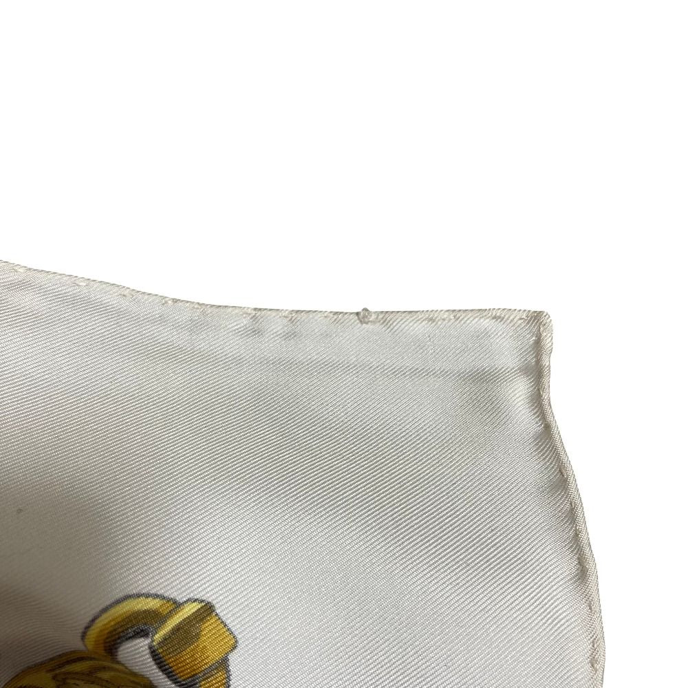 Hermes Marine Et Cavalerie Sea and Corps Carre 90 Large Scarf White Multicolor — view 6