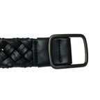 Bottega Veneta Intrecciato Leather Belt Black — view 3