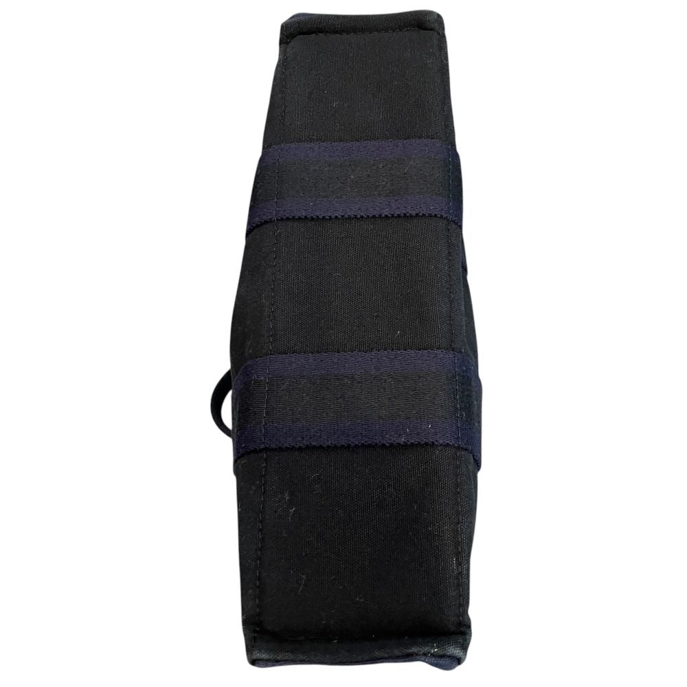 Hermes Fourre Tout PM Canvas Tote Bag Navy — view 4