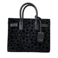 Saint Laurent Paris Calf Hair Sac de Jour Nano Star 2-Way Shoulder Bag Black