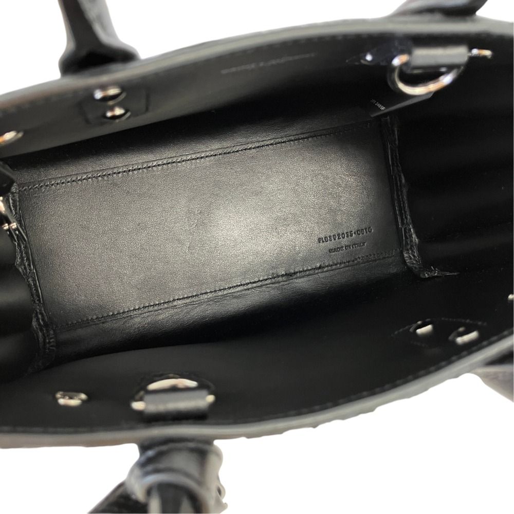 Saint Laurent Paris Calf Hair Sac de Jour Nano Star 2-Way Shoulder Bag Black — view 6