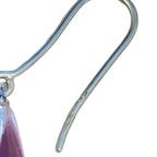 Gucci Crystal Drop Earrings 925 Purple — view 3