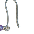 Gucci Crystal Drop Earrings 925 Purple — view 4