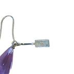 Gucci Crystal Drop Earrings 925 Purple — view 2
