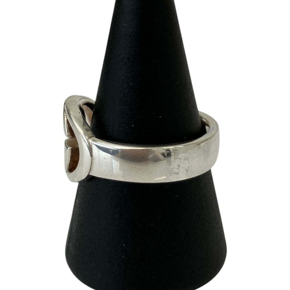 Gucci Interlocking G Ring 925 Sterling Silver — view 3