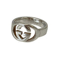 Gucci Interlocking G Ring 925 Sterling Silver