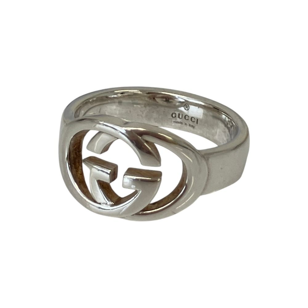 Gucci Interlocking G Ring 925 Sterling Silver