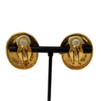 Saint Laurent Conch Motif Earrings Gold Plated — view 3
