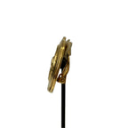 Saint Laurent Conch Motif Earrings Gold Plated — view 2