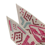 Hermes Silk 100% Kelly en Perles Twilly Scarf Ivory — view 5