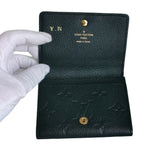 Louis Vuitton Monogram Empreinte Envelope Business Card Holder Case Noir Black — view 8