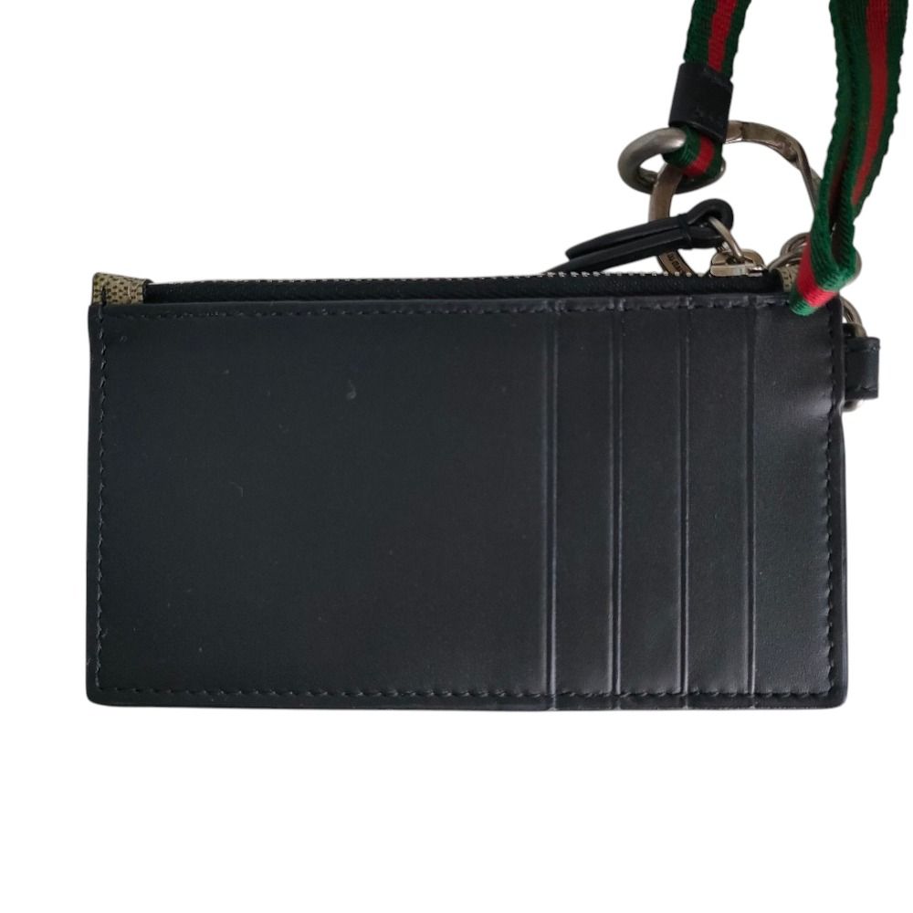 Gucci GG Supreme Kingsnake Fragment Case Wallet Beige — view 2
