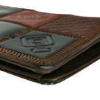 Chanel Icon Line CC Logo Patchwork Wallet Bifold Brown — view 6