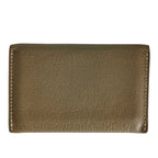 Hermes Chevre Mysore Leather Envelope PM Shape Card Case Business Etoupe Brown — view 2