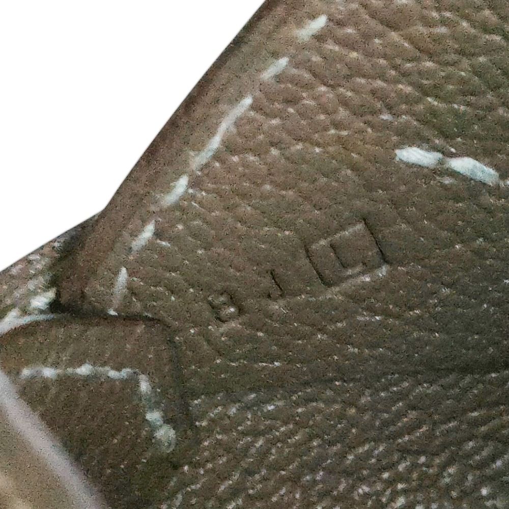 Hermes Chevre Mysore Leather Envelope PM Shape Card Case Business Etoupe Brown — view 5