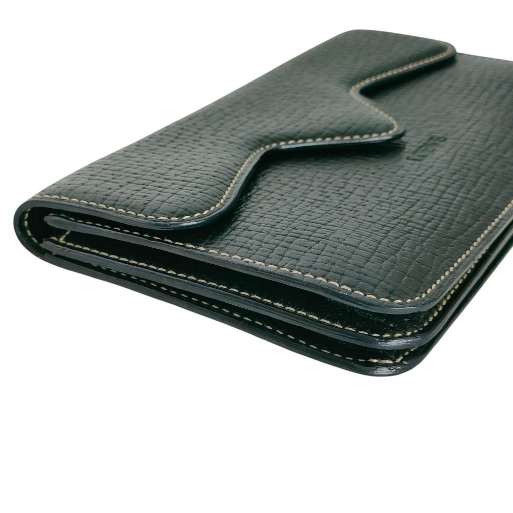 Loewe Vintage Leather Flap Wallet Black — view 5