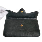 Loewe Vintage Leather Flap Wallet Black — view 8