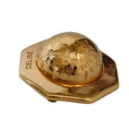 Celine Vintage Star Ball Pin Brooch Gold — view 2