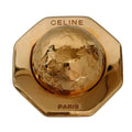 Celine Vintage Star Ball Pin Brooch Gold