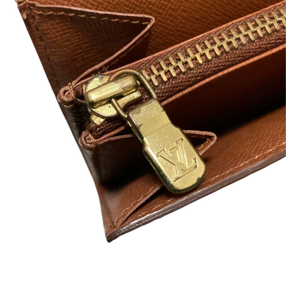 Louis Vuitton Monogram Pochette Porte Monnaie Credit Wallet Brown — view 8