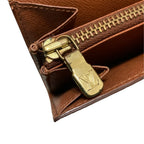 Louis Vuitton Monogram Pochette Porte Monnaie Credit Wallet Brown — view 8
