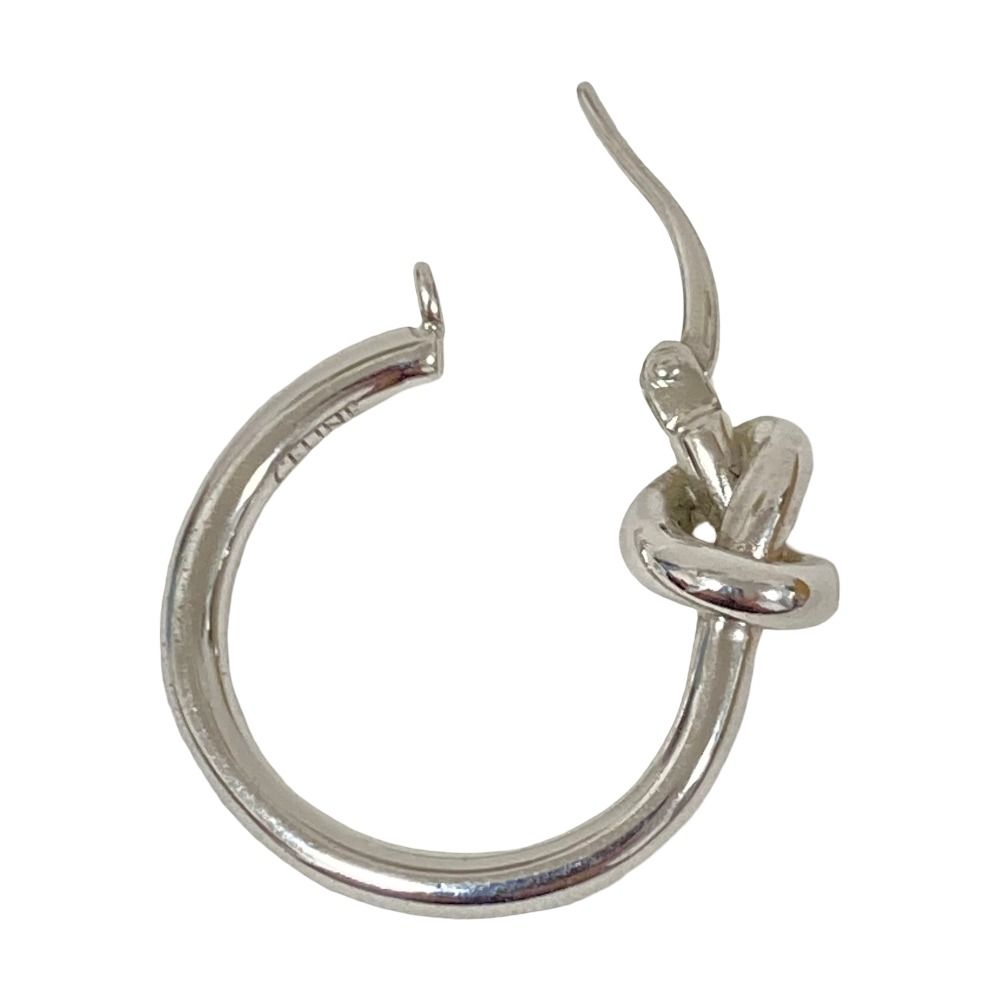Celine Knot Earrings Silver — view 3