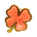 Chanel CC Logo Clover Ring 52 Gold — view 5