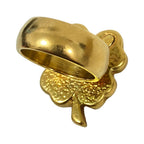 Chanel CC Logo Clover Ring 52 Gold — view 6