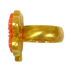 Chanel CC Logo Clover Ring 52 Gold — view 2