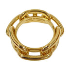 Hermes Legato Chaine D'ancre Scarf Ring Carre 90 Gold — view 6