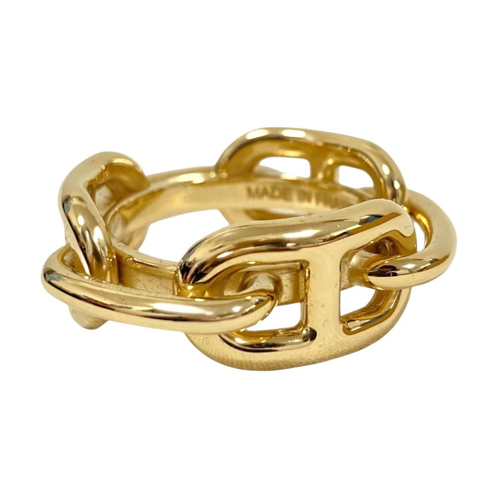Hermes Legato Chaine D'ancre Scarf Ring Carre 90 Gold — view 3