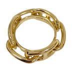 Hermes Legato Chaine D'ancre Scarf Ring Carre 90 Gold — view 4